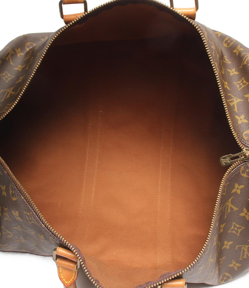 LOUIS VUITTON 2way ボストンバッグ ショルダーバッグ 斜め掛け 肩掛け キーポル バンドリエール 50 モノグラム M4141 レディース メンズ