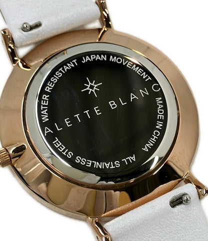 美品 ALETTE BLANC 腕時計 クオーツ レディース アレットブラン