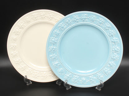 美品 WEDGWOOD プレート 大皿 2点セット 27cm フェスティビティ アイボリー ブルー ウエッジウッド