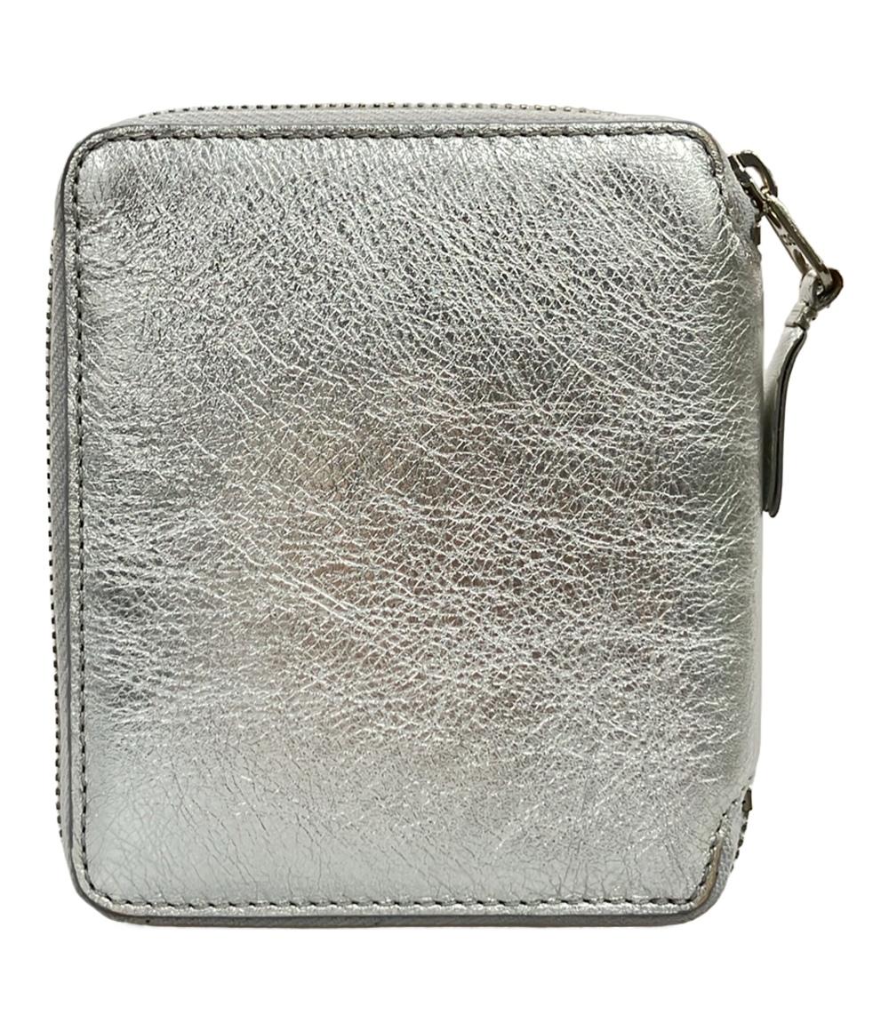 COMME des GARCONS ラウンドファスナー二つ折り財布 牛革 レディース コムデギャルソン