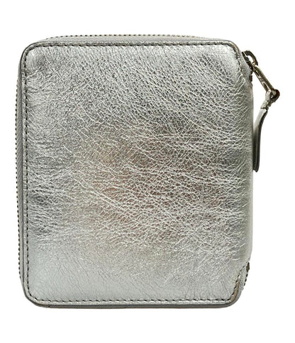 COMME des GARCONS ラウンドファスナー二つ折り財布 牛革 レディース コムデギャルソン