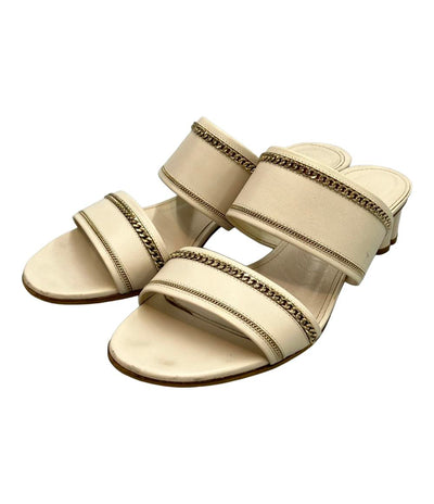 Salvatore Ferragamo ミュール サンダル チャンキーヒール レディース SIZE 8 (XL) サルヴァトーレフェラガモ