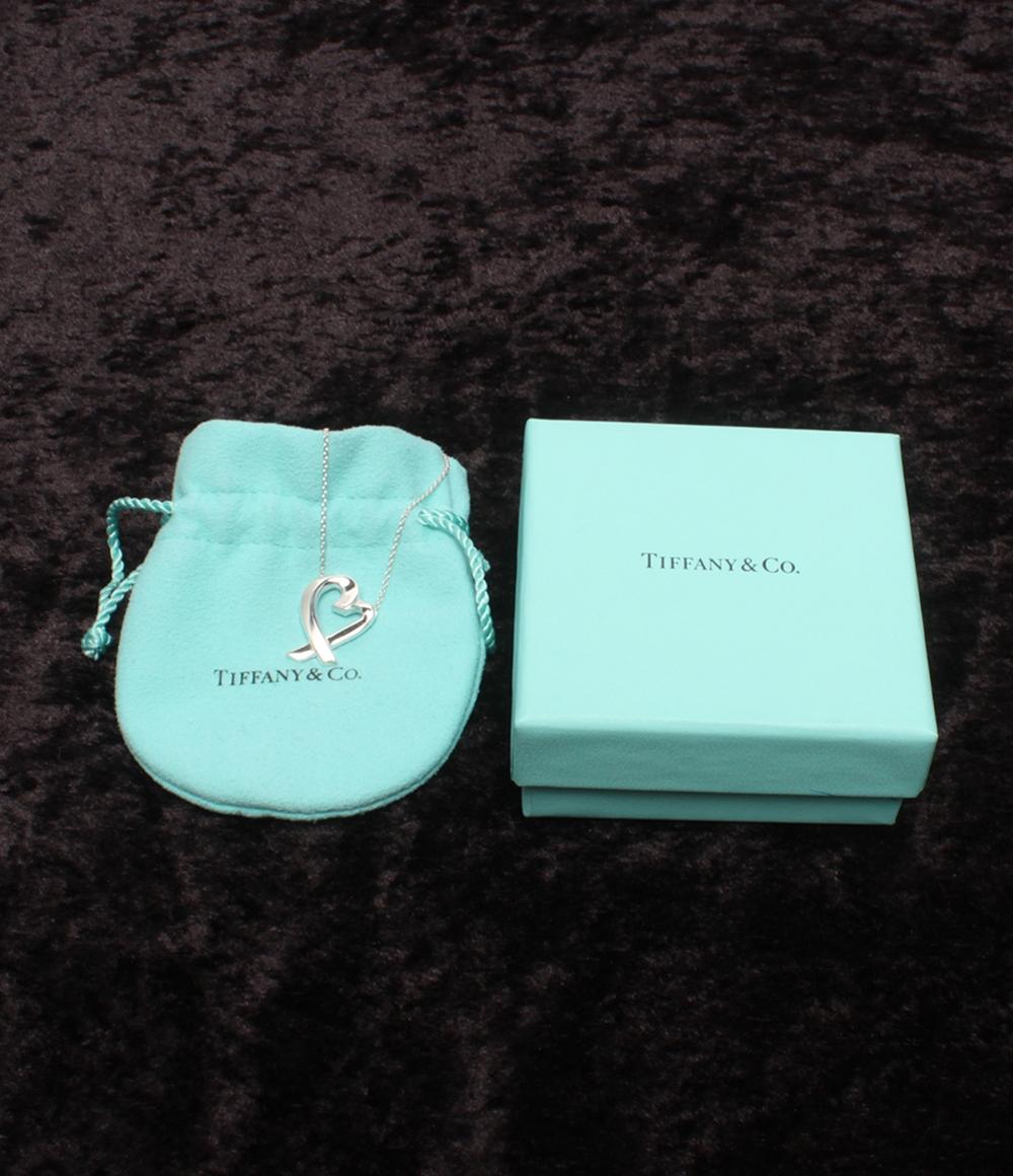 美品 ティファニー ネックレス SV925 ラビングハート パロマピカソ レディース TIFFANY&Co.
