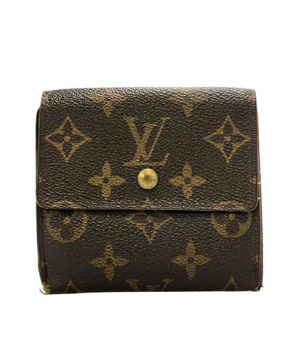 訳あり LOUIS VUITTON Wホック三つ折り財布 ポルトモネ ビエ カルトクレディ モノグラム M61652 レディース ルイ・ヴィトン