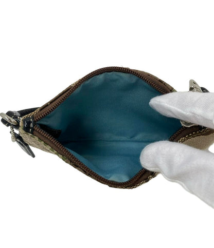 コーチ ポーチ ハンドストラップ付き シグネチャー レディース COACH