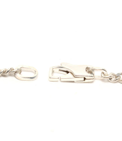 美品 GUCCI ネックレス SV925 カットアウトG バー ユニセックス グッチ