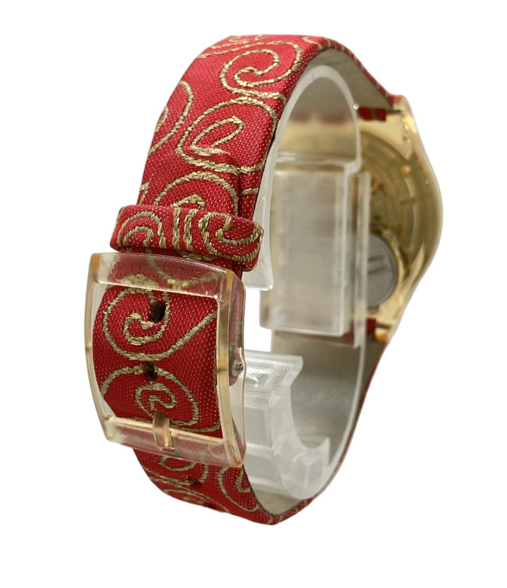 Swatch 腕時計 クオーツ ピンク ユニセックス スウォッチ