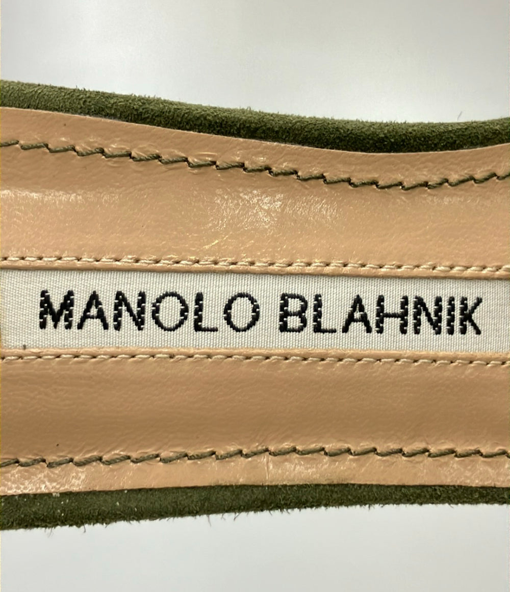MANOLO BLAHNIK アンクルストラップサンダル レディース SIZE 38 (L) マノロブラニク