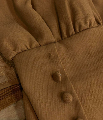 アンドマリー レース切替フレアワンピース AMMO57 レディース SIZE F (M) andMARY