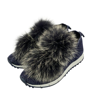 Jimmy Choo スリッポン ボンボン ニット スニーカー レディース SIZE 36 (23cm) ジミーチュウ