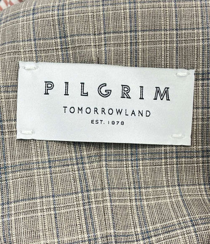 美品 TOMORROWLAND テーラードジャケット チェック メンズ SIZE 50 (XL) トゥモローランド