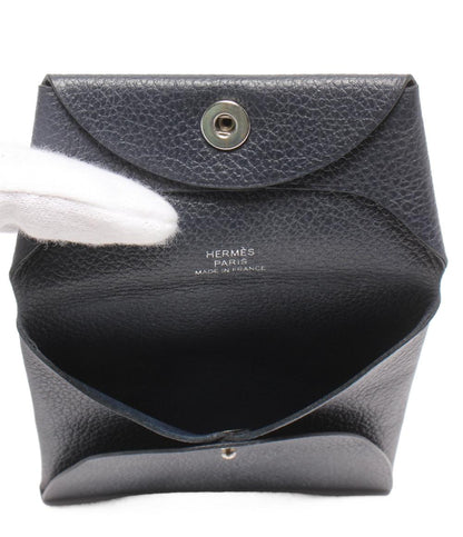 エルメス コインケース Y刻印 シルバー金具 バスティア レディース HERMES