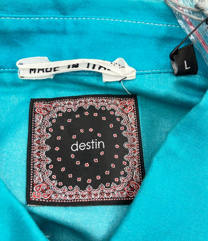 デスティン 長袖シャツ グラデーション メンズ SIZE L Destin