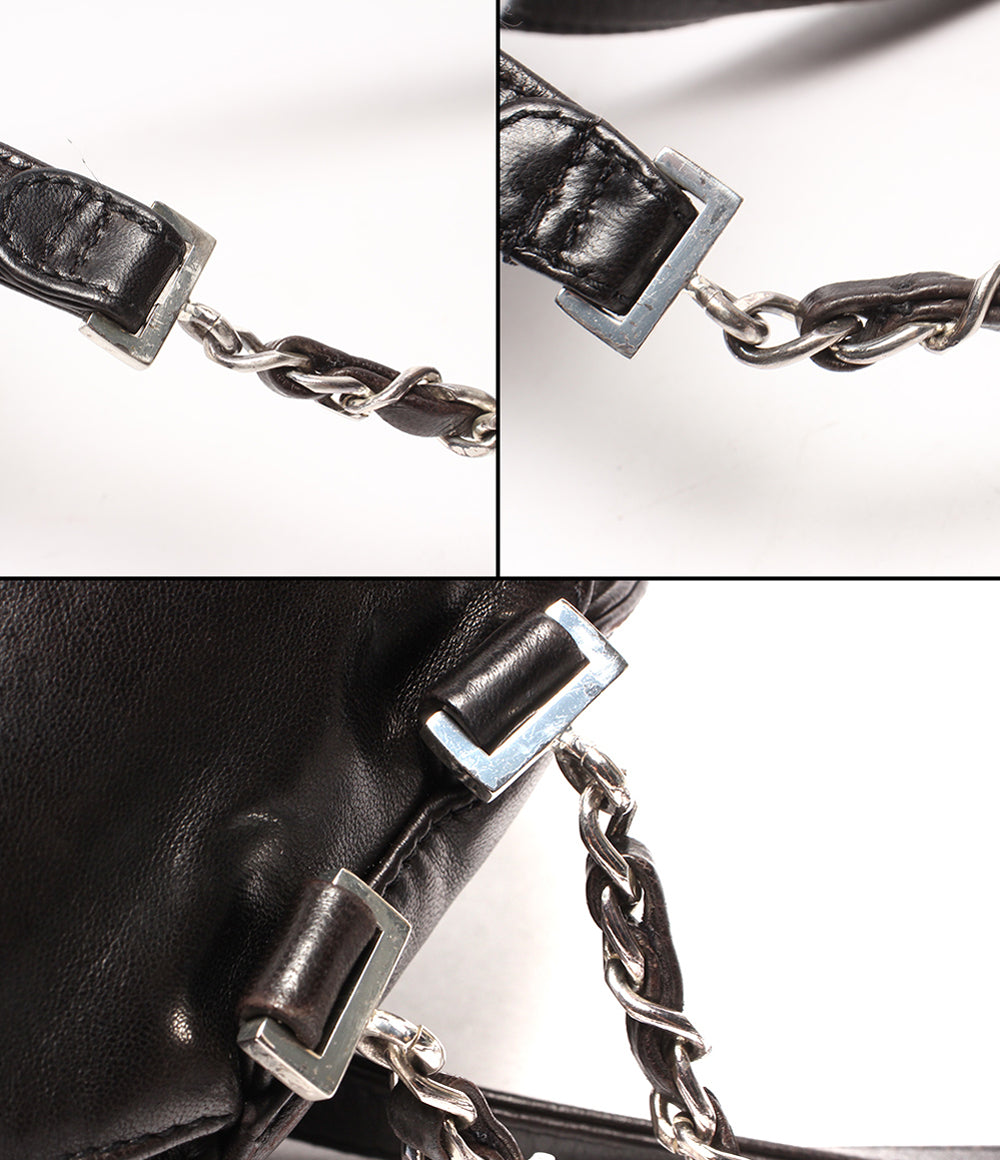 CHANEL リュック ラムスキン シルバー金具 4番台 ココマーク レディース シャネル