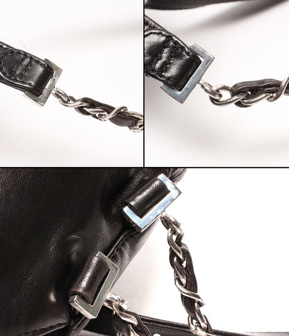CHANEL リュック ラムスキン シルバー金具 4番台 ココマーク レディース シャネル