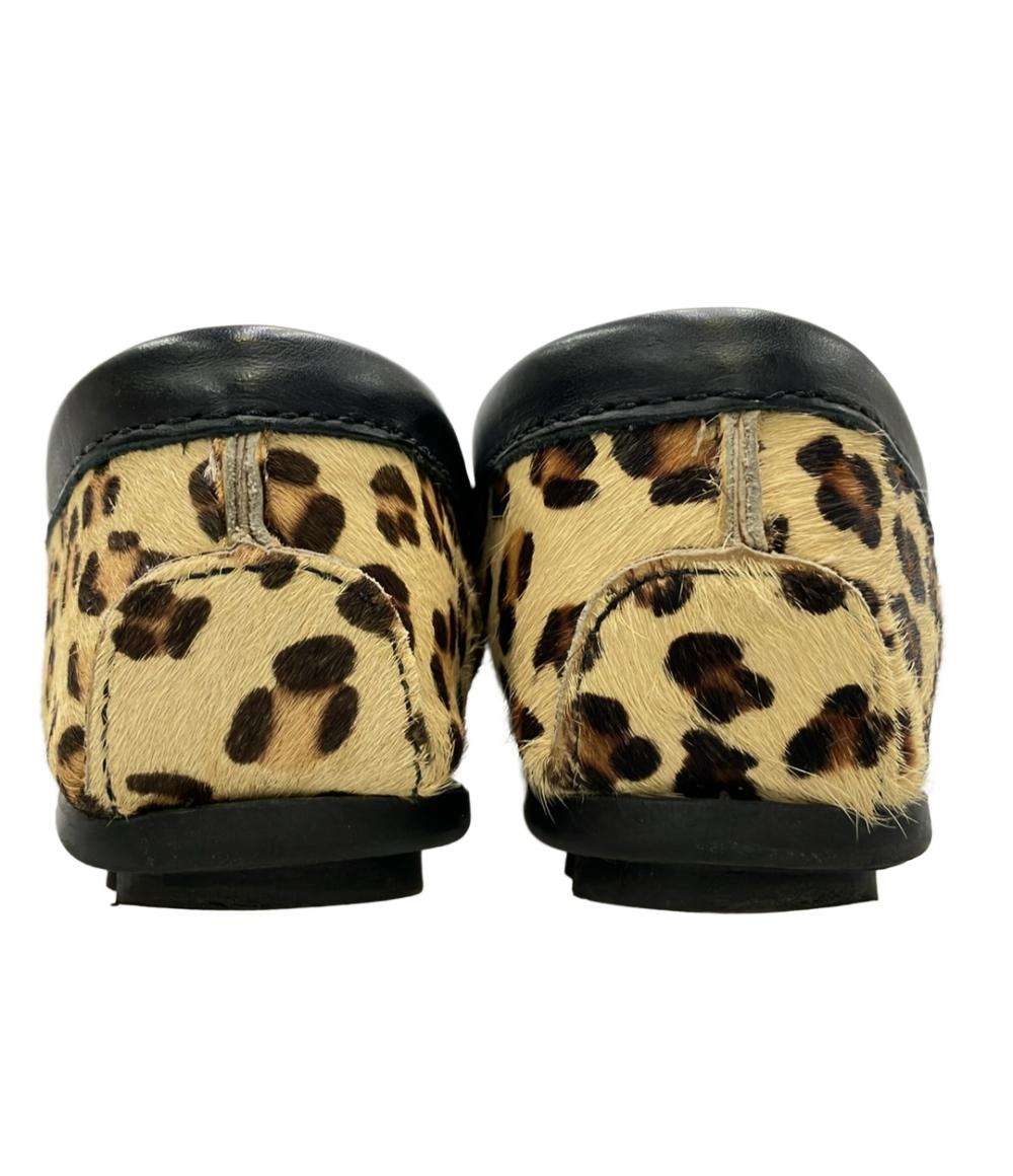ミネトンカ ハラコレオパード柄モカシン 387F レディース SIZE 5.5 (S) MINNETONKA