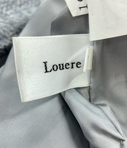 ルエレ ウールアクリル混ロングステンカラーコート アウター レディース SIZE L Louere
