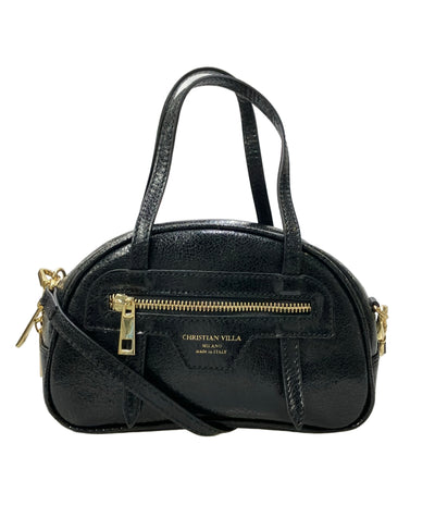 美品 CHRISTIAN VILLA ハンドバッグ ショルダーバッグ 2WAY 斜め掛け レディース クリスチャンヴィラ