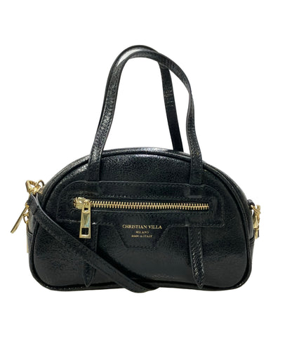 美品 CHRISTIAN VILLA ハンドバッグ ショルダーバッグ 2WAY 斜め掛け レディース クリスチャンヴィラ