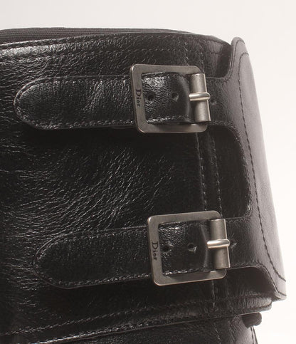 美品 クリスチャンディオール コンバットブーツ レザー レディース SIZE 34 1/2 Christian Dior