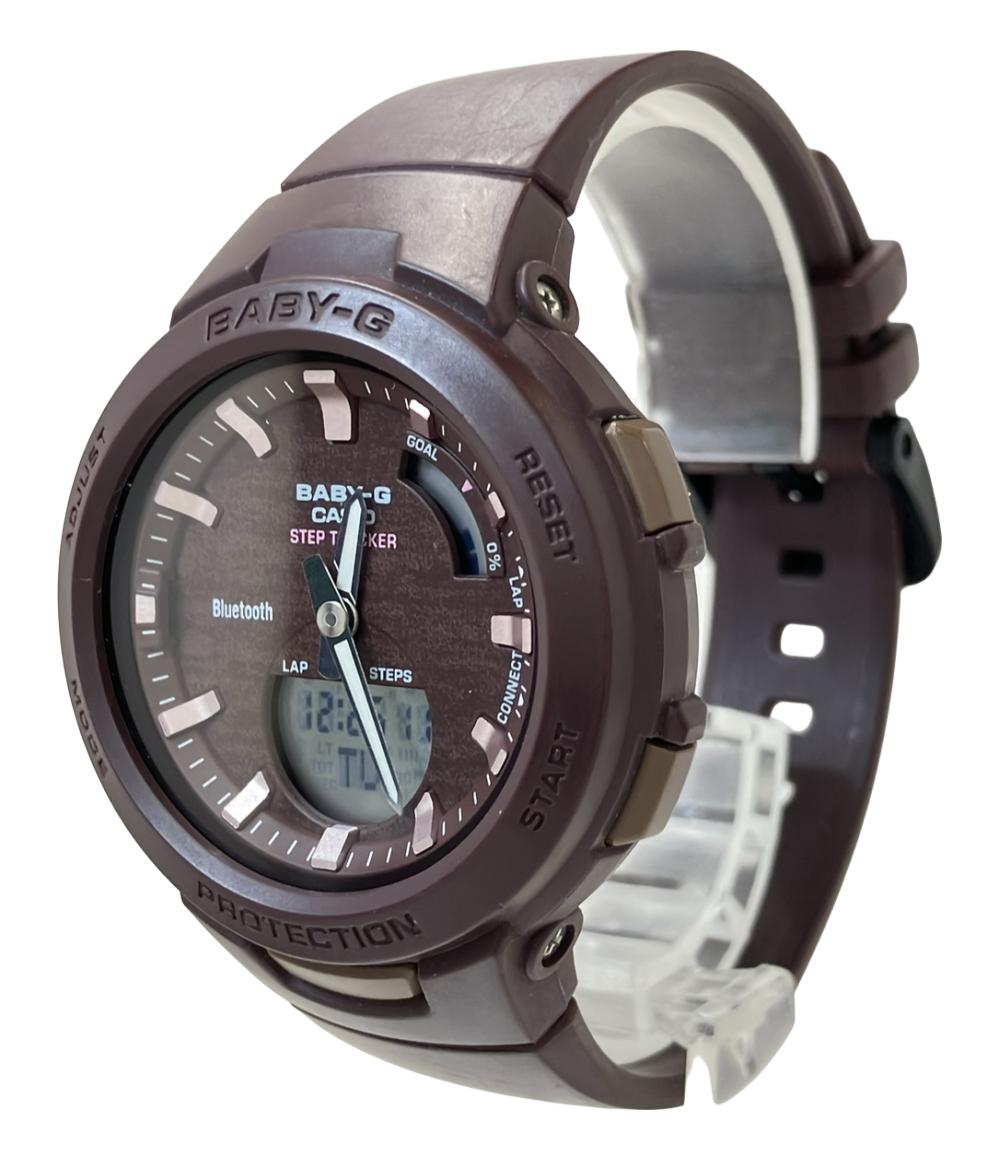 カシオ 腕時計 BABY-G ステップトラッカー クオーツ ブラウン BSA-B100 レディース CASIO