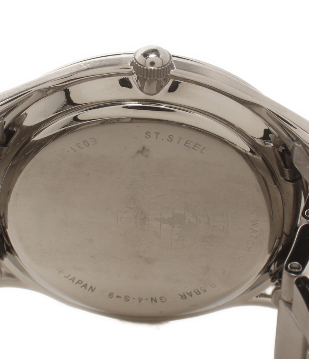CITIZEN 腕時計 シチズンコレクション ソーラー ブラック E031-S103720 メンズ シチズン