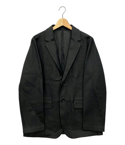 美品 トゥモローランド レザーテーラードジャケット メンズ SIZE M TOMORROWLAND