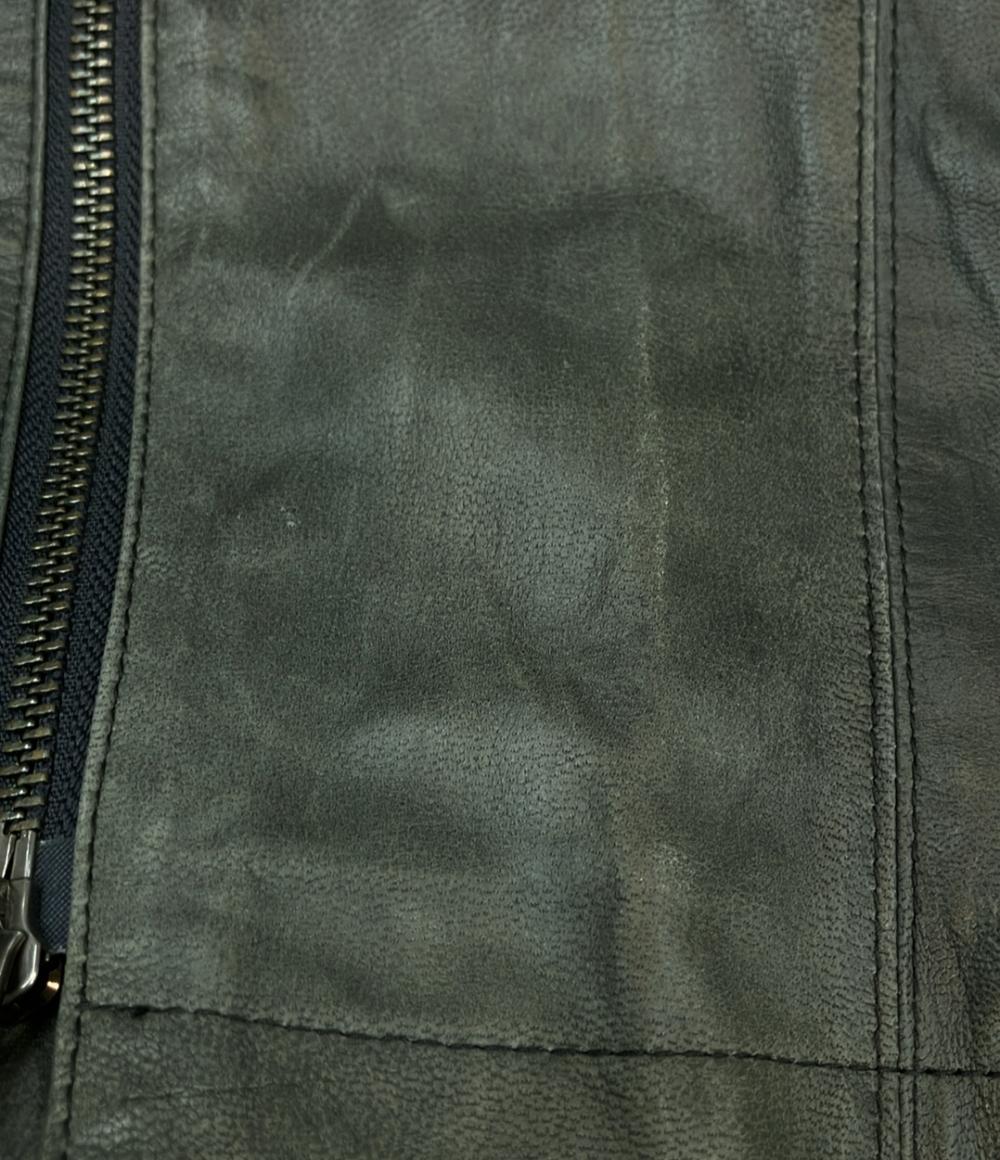 ランバンオンブルー シングルライダースジャケット メンズ SIZE 47 (M