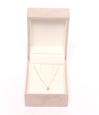 美品 VENDOME AOYAMA ネックレス K18 ピンクトルマリン ダイヤ 0.01ct レディース ヴァンドームアオヤマ