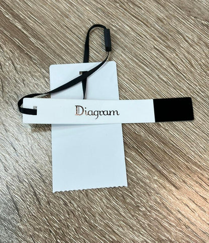 Diagram 長袖ワンピース タグ付き バイカラーストレートニットOP 0325433329-00 レディース SIZE 36 (S) ダイアグラム