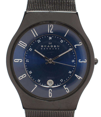 SKAGEN 腕時計 クオーツ ブルー T233XLTMN ユニセックス スカーゲン