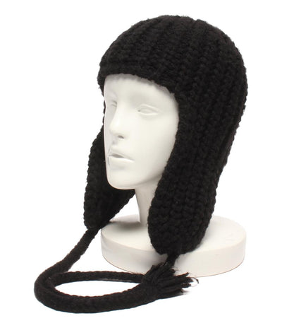 カシラ 耳当て付き ニット帽 レディース CA4LA