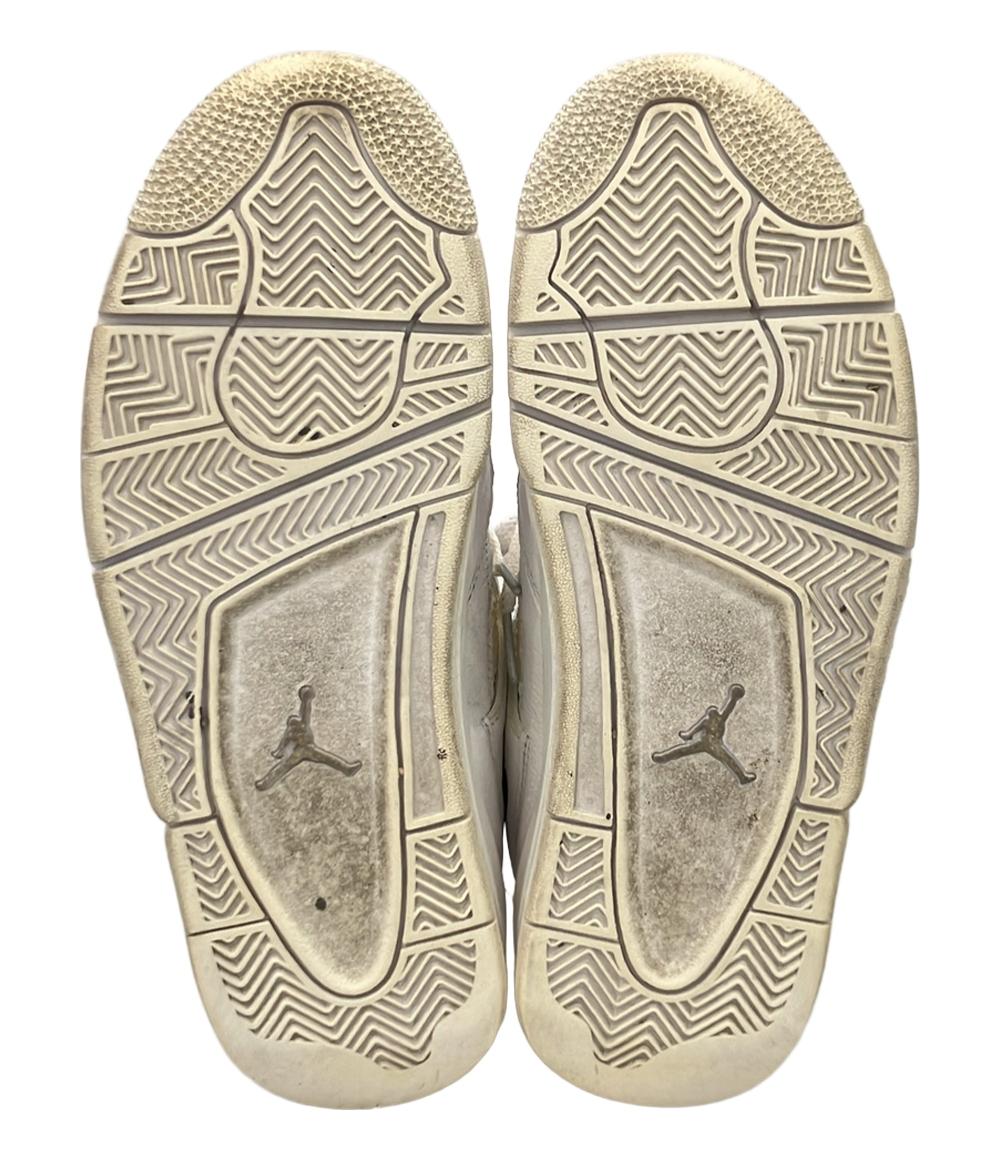 ナイキ ミドルカットスニーカー Pure Money Air Jordan 4 308497‐100 メンズ SIZE 26.0 (M) NIKE