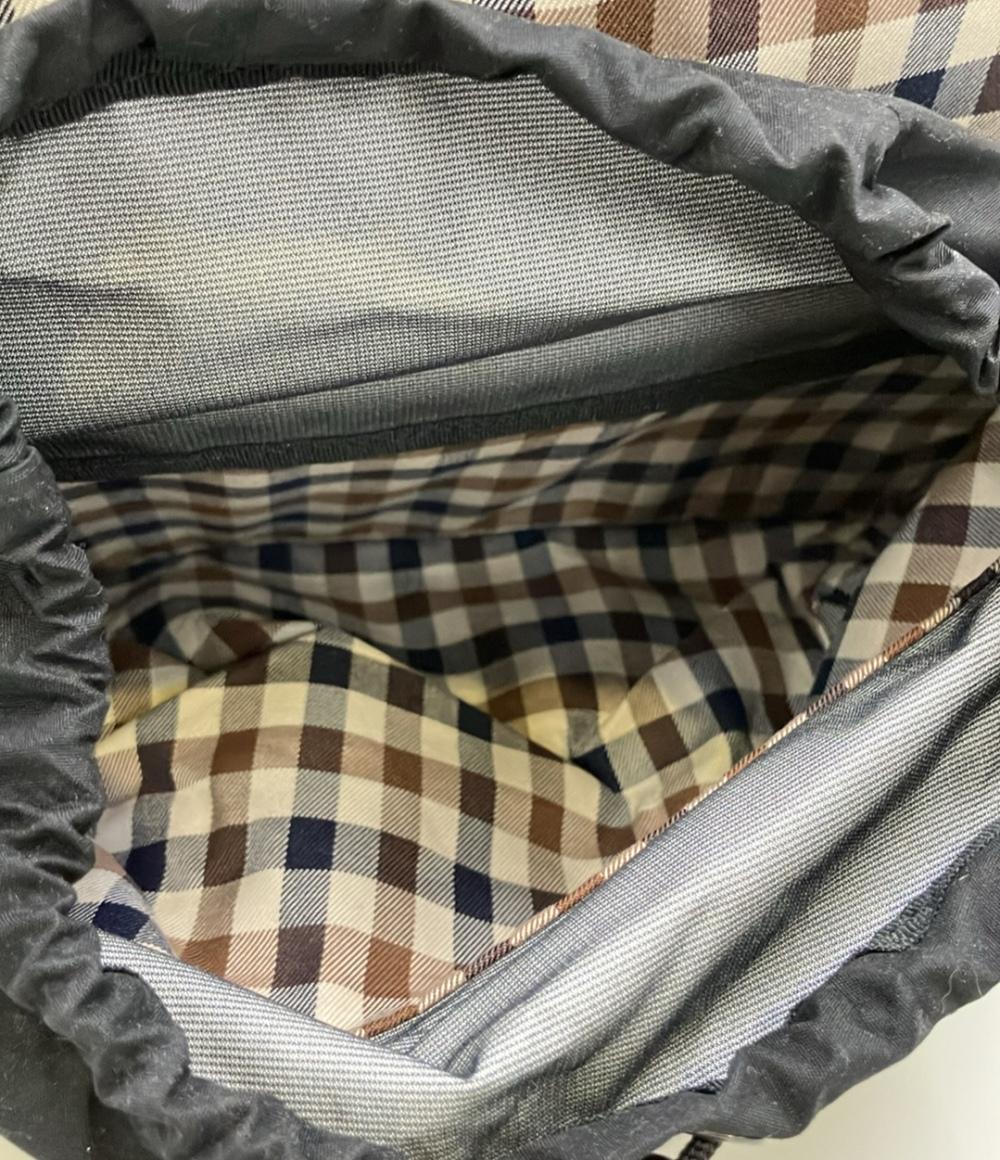 美品 Aquascutum MASTERPIECE ショルダーバッグ 斜め掛け レディース アクアスキュータム マスターピース