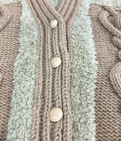 Drawer エルボーパッチニットカーディガン レディース ドゥロワー