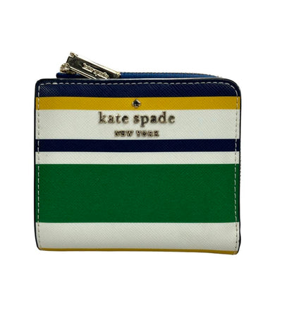 美品 Kate Spade 二つ折り財布 レザー レディース ケイトスペード