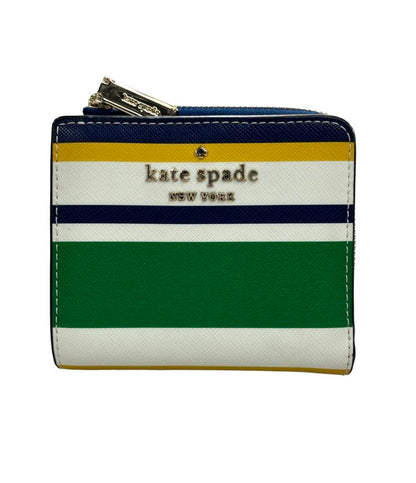 美品 Kate Spade 二つ折り財布 レザー レディース ケイトスペード