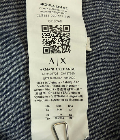 ARMANI EXCHANGE 長袖シャツ デニム メンズ SIZE XS アルマーニエクスチェンジ