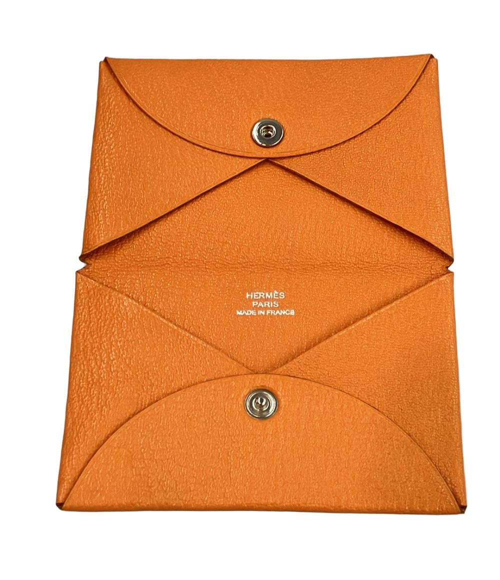 エルメス カードケース ▫︎O刻印 シルバー金具 ガルヴィ ユニセックス