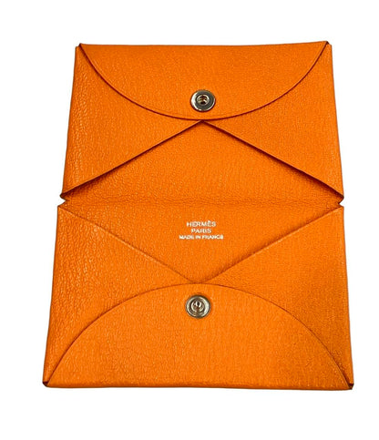 エルメス カードケース ▫︎O刻印 シルバー金具 ガルヴィ ユニセックス  