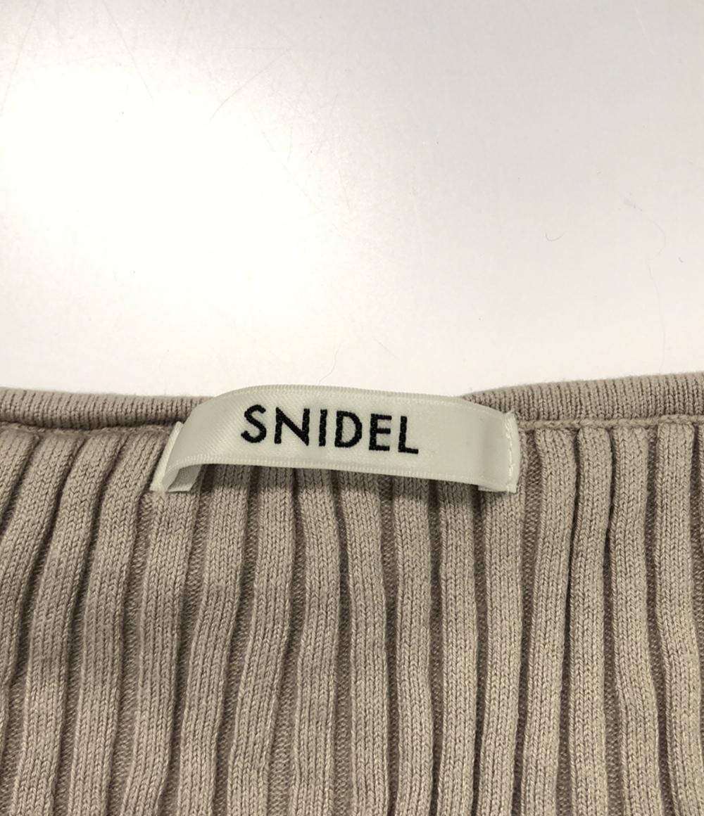 スナイデル カッティングオープンニットワンピース レディース SIZE F (L) snidel