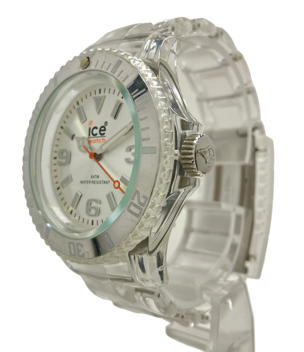 ice watch 腕時計 クオーツ シルバー メンズ アイスウォッチ