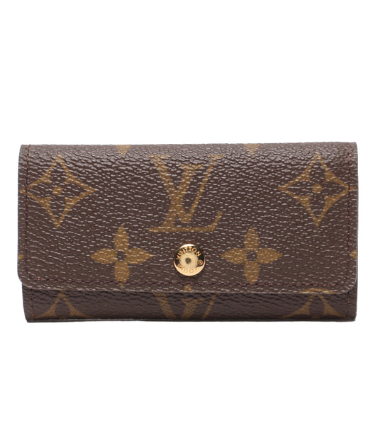 美品 LOUIS VUITTON 4連キーケース ミュルティクレ4 モノグラム M62631 レディース ルイ・ヴィトン