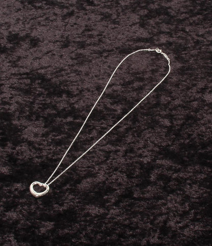 美品 TIFFANY&Co. ネックレス SV925 オープンハートエルサ ペレッティ レディース ティファニー