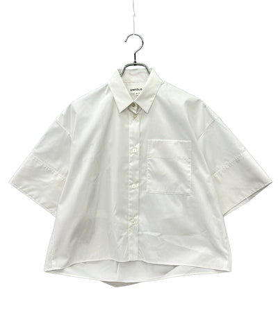 美品 ENFOLD 半袖シャツ 300GA730-0160 レディース SIZE 38 (M) エンフォルド