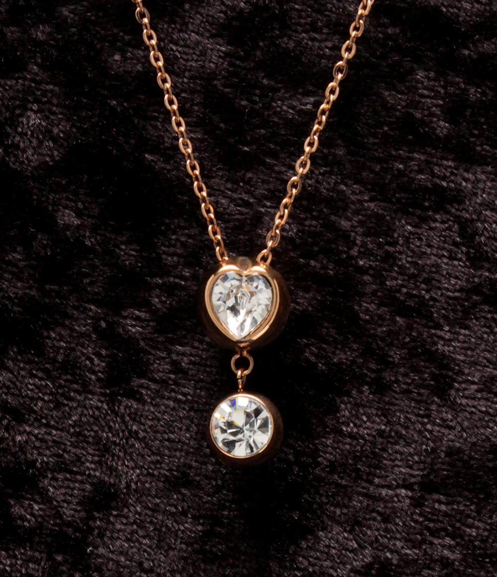 美品 フォリフォリ ネックレス ハートモチーフ レディース Folli Follie