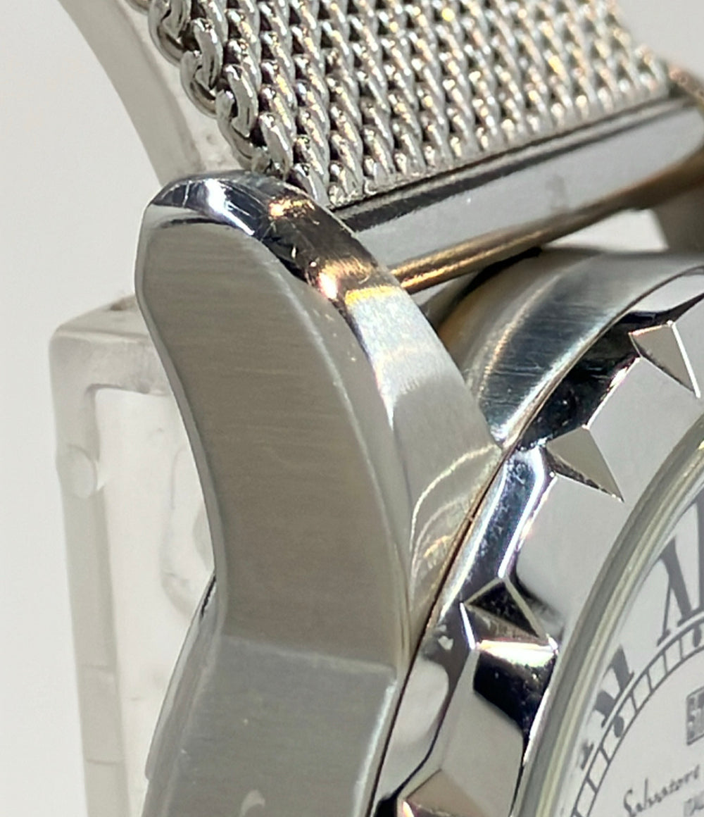 Salvatore Marra 腕時計 クオーツ ホワイト SM-15103 メンズ サルバトーレマーラ