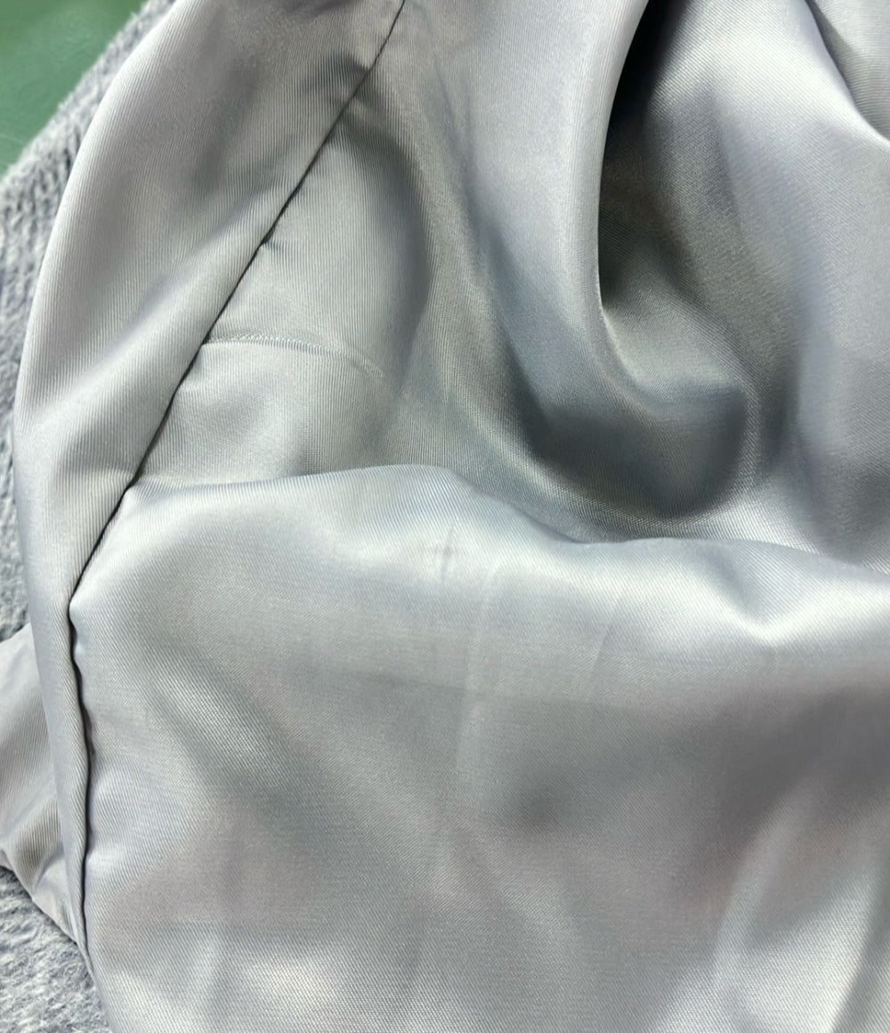 ルエレ ウールアクリル混ロングステンカラーコート アウター レディース SIZE L Louere