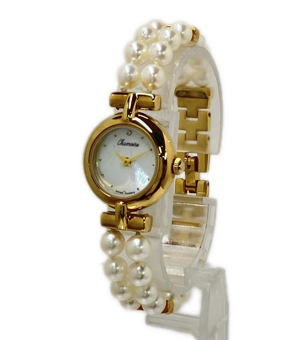 Chamoire 腕時計 クオーツ シェル 3860 レディース