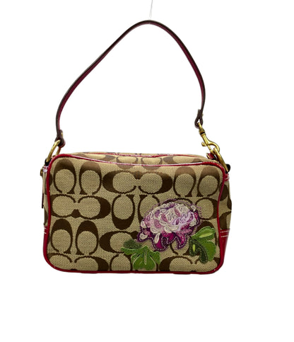COACH ポーチ ハンドバッグ 花 フラワー シグネチャー 40944 レディース コーチ